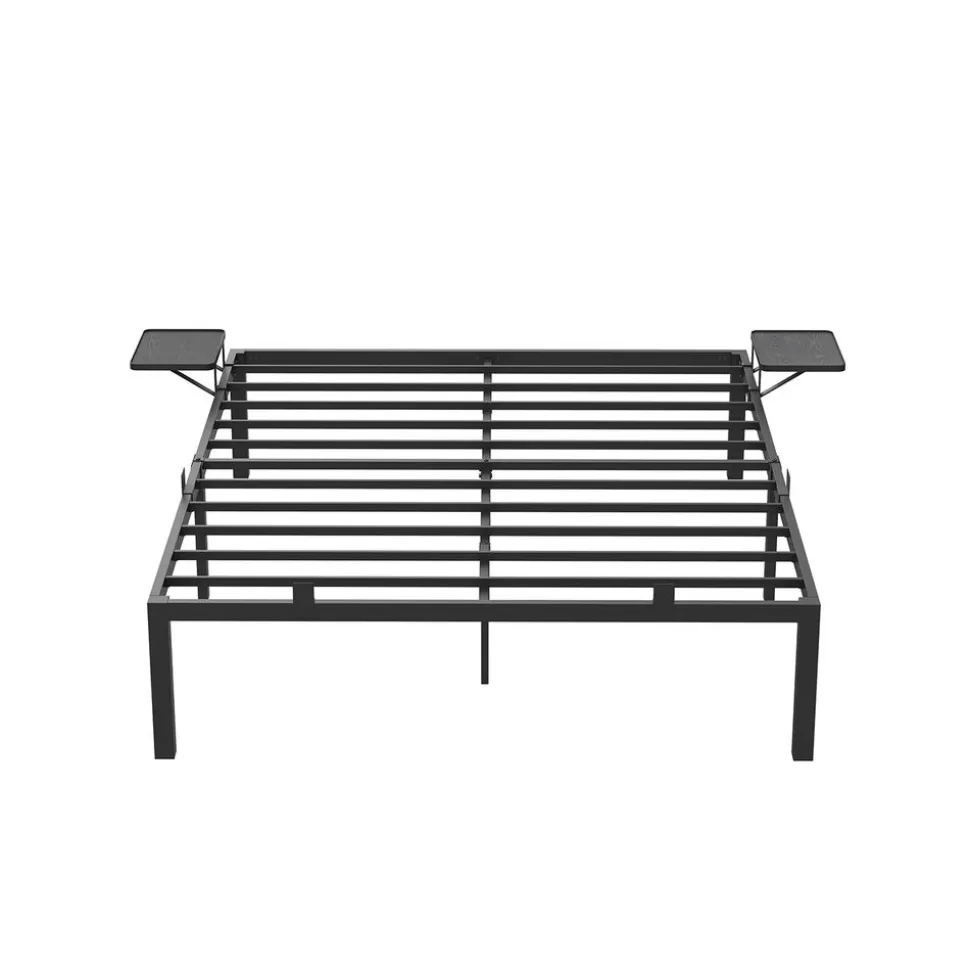 Shop SONGMICS Table basse verre doré