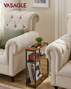 Best SONGMICS Table basse verre doré