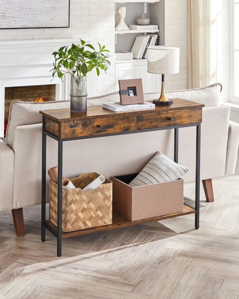 Cheap SONGMICS Table console 2 tiroirs