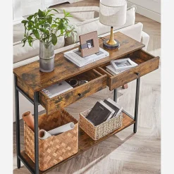 Cheap SONGMICS Table console 2 tiroirs