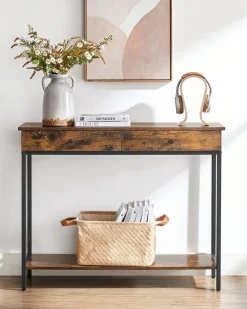 Cheap SONGMICS Table console 2 tiroirs