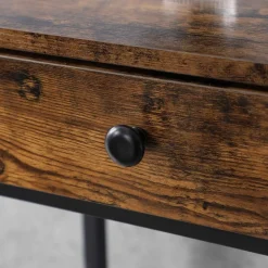 Hot SONGMICS Table console 2 tiroirs Noir