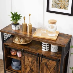 Discount SONGMICS Table console doré Or MéTallique + Transparent