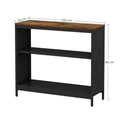 Cheap SONGMICS Table console façon grange Noir