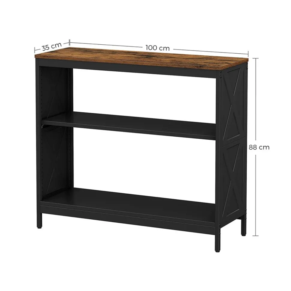 Cheap SONGMICS Table console façon grange Noir