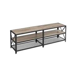 New SONGMICS Table console longue industriel Brun Vintage Noir