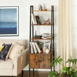 Outlet SONGMICS Table console maille industriel Marron Rustique