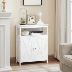 Fashion SONGMICS Table console verre doré