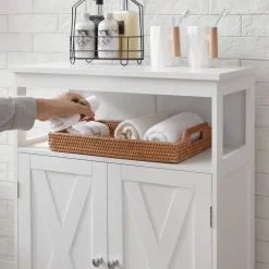 Fashion SONGMICS Table console verre doré