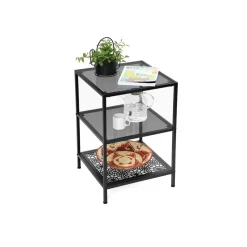 Online SONGMICS Table d'apoint rosace Blanc