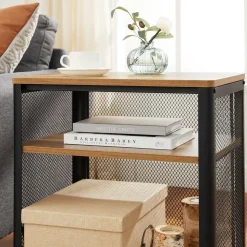 Shop SONGMICS Table d’appoint 3 niveaux Blanc