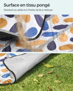 Clearance SONGMICS Table d'appoint avec multiprise marron rustique noir