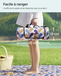 Clearance SONGMICS Table d'appoint avec multiprise marron rustique noir