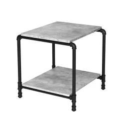 Flash Sale SONGMICS Table d'appoint effet béton industriel Blanc