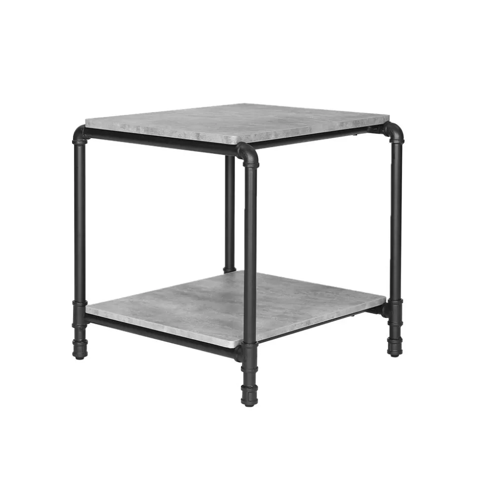 Flash Sale SONGMICS Table d'appoint effet béton industriel Blanc