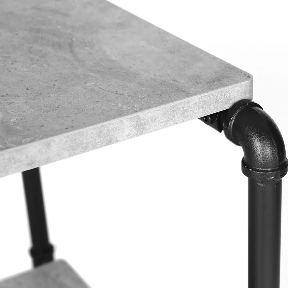 Flash Sale SONGMICS Table d'appoint effet béton industriel Blanc