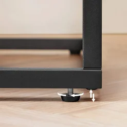 Discount SONGMICS Table d'appoint façon grange Blanc