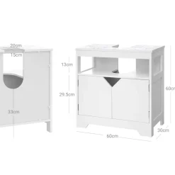 Shop SONGMICS Table d'appoint grille Marron Rustique + Noir II