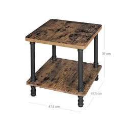 Shop SONGMICS Table d'appoint industriel