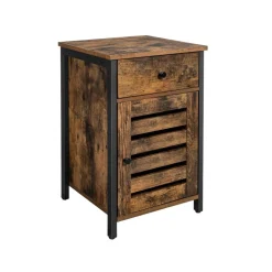 Shop SONGMICS Table d'appoint persienne grège