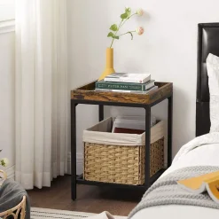 Best SONGMICS Table d'appoint rebords industriel