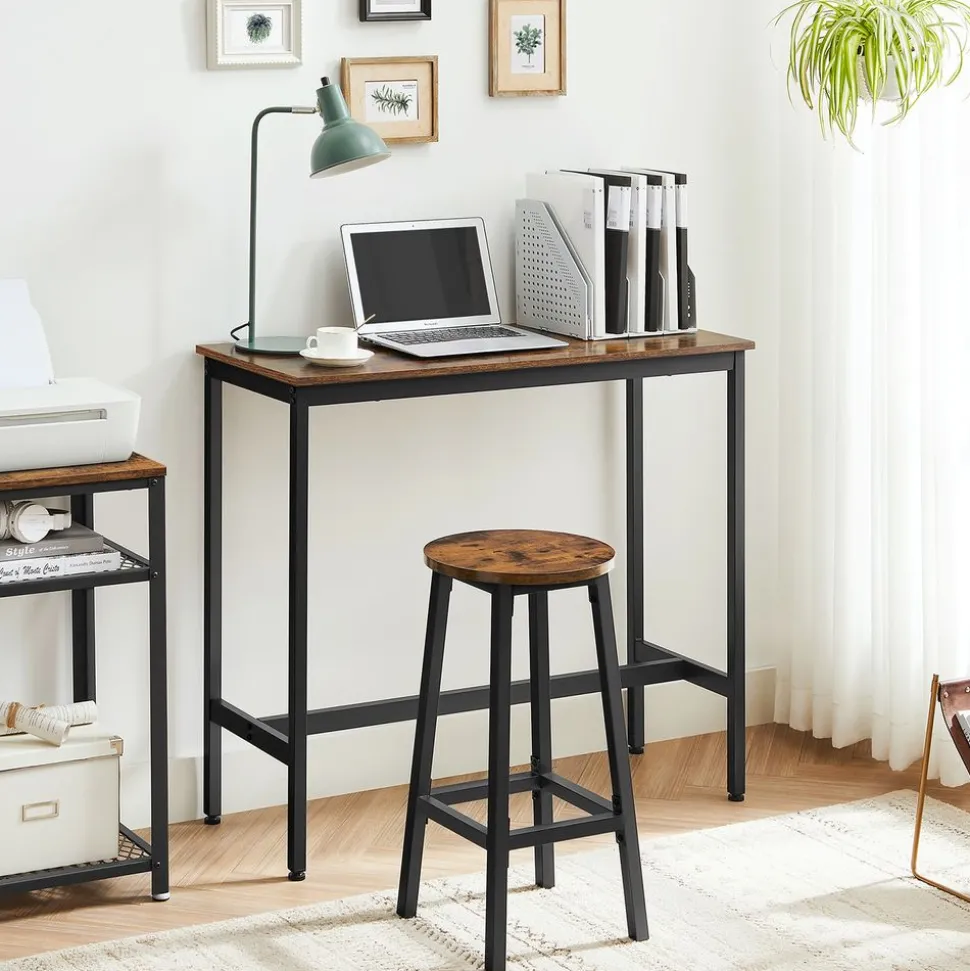 New SONGMICS Table de bar 100 cm