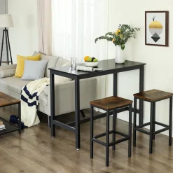 Clearance SONGMICS Table de bar industriel