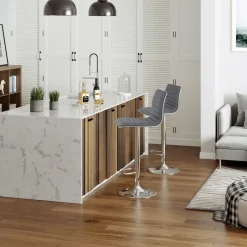 Outlet SONGMICS Table de bar industrielle avec étagères Brun Vintage Noir