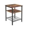 Sale SONGMICS Table de chevet 3 niveaux