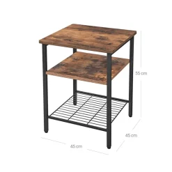 Sale SONGMICS Table de chevet 3 niveaux