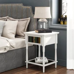 Clearance SONGMICS Table de chevet brun