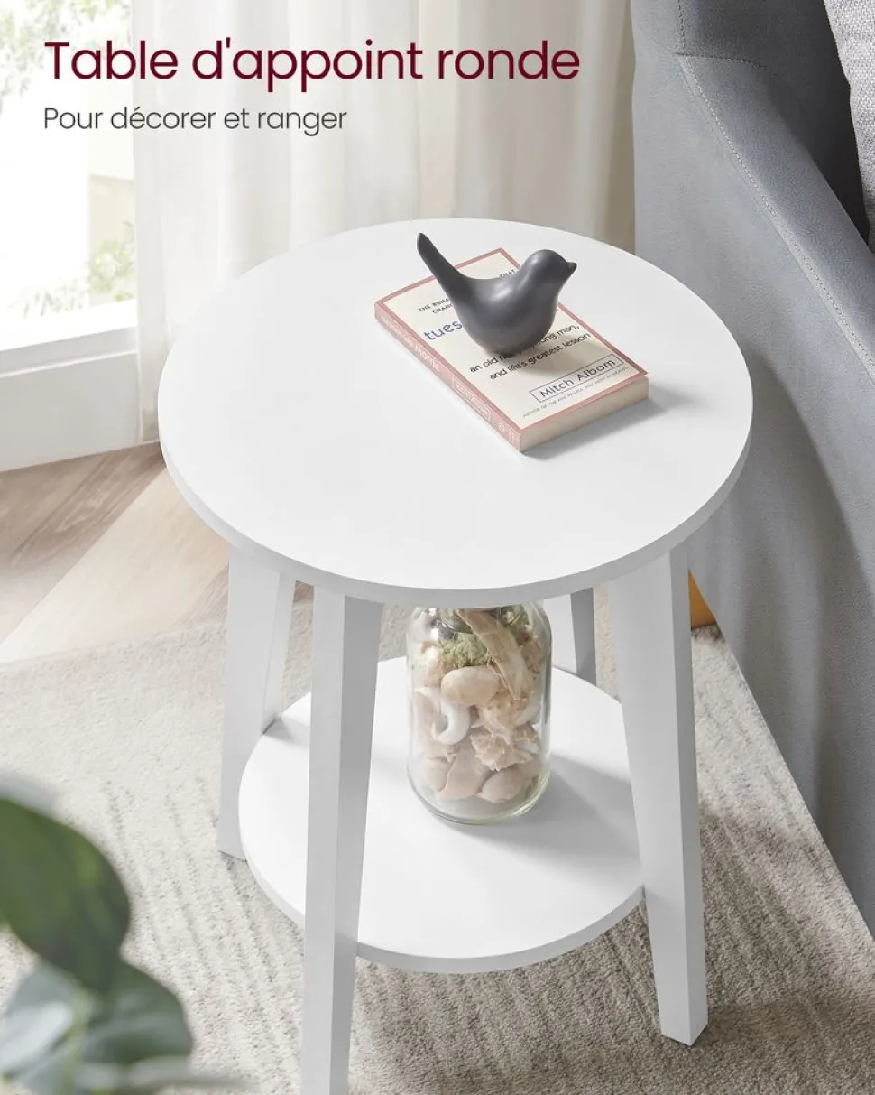 Outlet SONGMICS Table de chevet casier industriel Marron Rustique