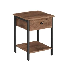 Store SONGMICS Table de chevet grège