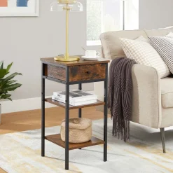 Outlet SONGMICS Table de chevet industriel