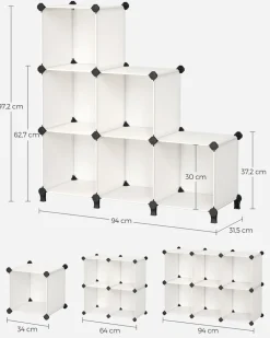 Flash Sale SONGMICS Table de chevet LED multicolore