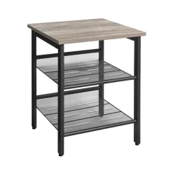 Sale SONGMICS Table de chevet maille grège