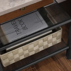 Sale SONGMICS Table de chevet maille grège