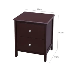 Cheap SONGMICS Table de chevet marron