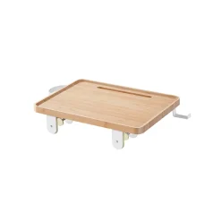 Cheap SONGMICS Table de chevet multiprise et tiroirs 35 x 45 x 58,7 cm blanc mat et beige cappuccino