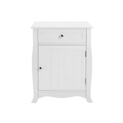 Discount SONGMICS Table de chevet scandinave Blanc