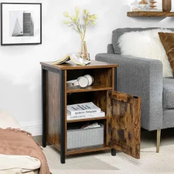 Online SONGMICS Table de Chevet Style Industriel Noir