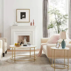 Outlet SONGMICS Table de chevet tiroir industriel Marron Rustique