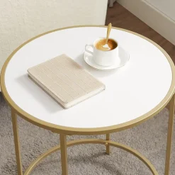 Outlet SONGMICS Table de chevet tiroir industriel Marron Rustique