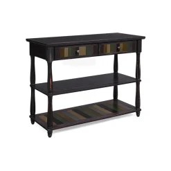 Flash Sale SONGMICS Table de chevet étroite avec 2 tiroirs et compartiment noir d'encre