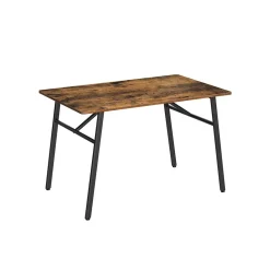 New SONGMICS Table de cuisine de style industriel Noir