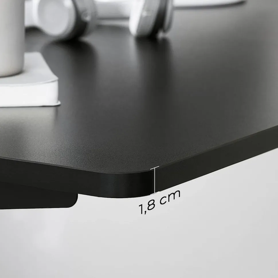 Clearance SONGMICS Table de lit Marron Rustique