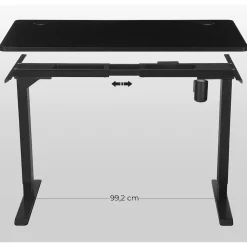Clearance SONGMICS Table de lit Marron Rustique