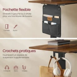 Cheap SONGMICS Table de lit bambou Couleur Du Bois