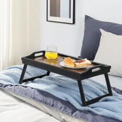 Best SONGMICS Table de lit marron rustique Noir