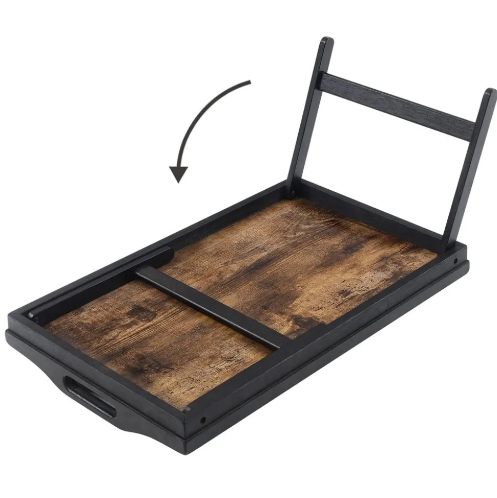 Best SONGMICS Table de lit marron rustique Noir